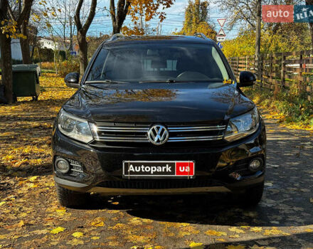 Черный Фольксваген Тигуан, объемом двигателя 2 л и пробегом 166 тыс. км за 12290 $, фото 1 на Automoto.ua