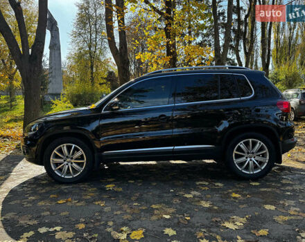 Черный Фольксваген Тигуан, объемом двигателя 2 л и пробегом 166 тыс. км за 12290 $, фото 11 на Automoto.ua