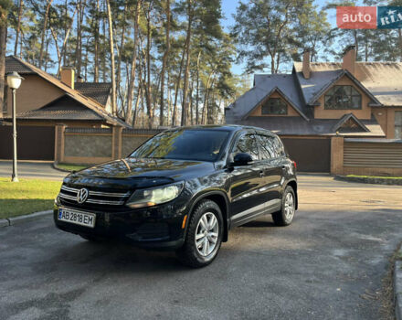 Черный Фольксваген Тигуан, объемом двигателя 2 л и пробегом 185 тыс. км за 11500 $, фото 1 на Automoto.ua
