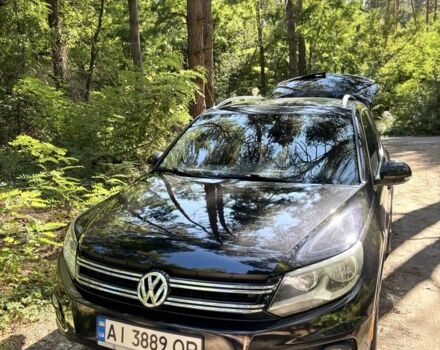 Черный Фольксваген Тигуан, объемом двигателя 2 л и пробегом 230 тыс. км за 13500 $, фото 1 на Automoto.ua