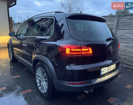 Черный Фольксваген Тигуан, объемом двигателя 2 л и пробегом 201 тыс. км за 15550 $, фото 6 на Automoto.ua