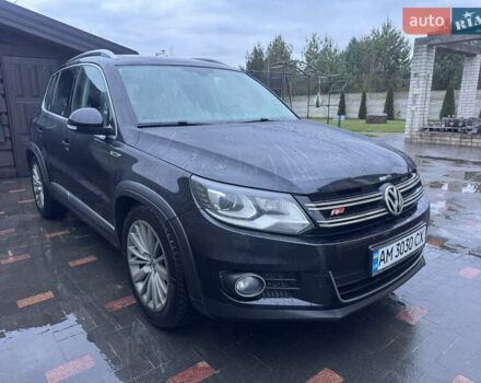 Черный Фольксваген Тигуан, объемом двигателя 2 л и пробегом 201 тыс. км за 15550 $, фото 1 на Automoto.ua