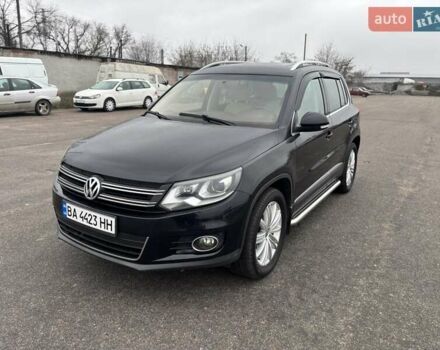 Черный Фольксваген Тигуан, объемом двигателя 2 л и пробегом 126 тыс. км за 14200 $, фото 2 на Automoto.ua