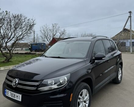 Черный Фольксваген Тигуан, объемом двигателя 2 л и пробегом 175 тыс. км за 13500 $, фото 1 на Automoto.ua