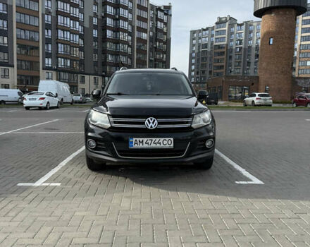 Черный Фольксваген Тигуан, объемом двигателя 2 л и пробегом 166 тыс. км за 16400 $, фото 4 на Automoto.ua