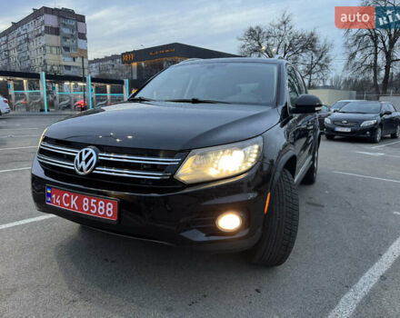 Черный Фольксваген Тигуан, объемом двигателя 1.98 л и пробегом 155 тыс. км за 14999 $, фото 2 на Automoto.ua