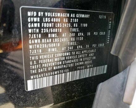 Чорний Фольксваген Тігуан, об'ємом двигуна 0 л та пробігом 83 тис. км за 1500 $, фото 12 на Automoto.ua