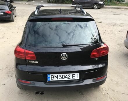 Черный Фольксваген Тигуан, объемом двигателя 2 л и пробегом 131 тыс. км за 14000 $, фото 4 на Automoto.ua