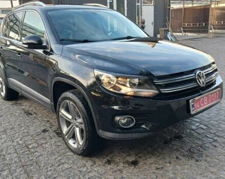 Черный Фольксваген Тигуан, объемом двигателя 2 л и пробегом 127 тыс. км за 13300 $, фото 1 на Automoto.ua