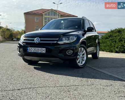 Черный Фольксваген Тигуан, объемом двигателя 1.98 л и пробегом 97 тыс. км за 12500 $, фото 2 на Automoto.ua