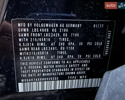 Черный Фольксваген Тигуан, объемом двигателя 2 л и пробегом 185 тыс. км за 13999 $, фото 51 на Automoto.ua