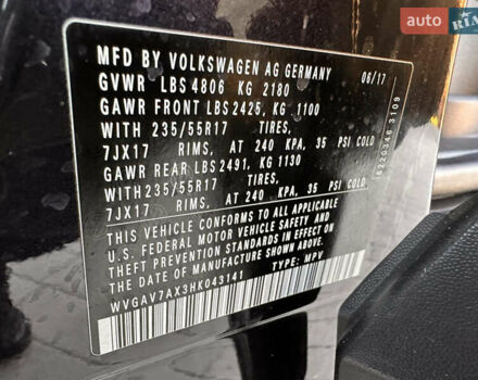 Черный Фольксваген Тигуан, объемом двигателя 1.98 л и пробегом 102 тыс. км за 13900 $, фото 17 на Automoto.ua