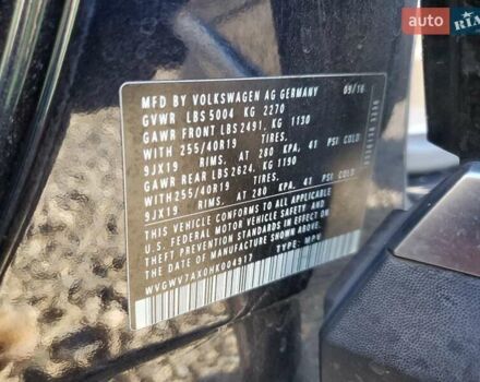 Черный Фольксваген Тигуан, объемом двигателя 2 л и пробегом 80 тыс. км за 1100 $, фото 12 на Automoto.ua