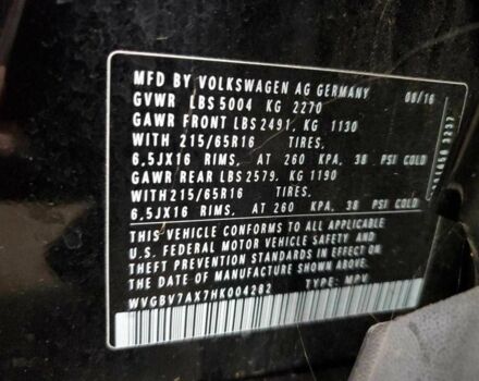 Чорний Фольксваген Тігуан, об'ємом двигуна 0 л та пробігом 82 тис. км за 1800 $, фото 12 на Automoto.ua