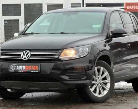 Черный Фольксваген Тигуан, объемом двигателя 1.97 л и пробегом 217 тыс. км за 13200 $, фото 1 на Automoto.ua