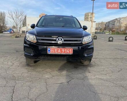 Черный Фольксваген Тигуан, объемом двигателя 2 л и пробегом 188 тыс. км за 14500 $, фото 1 на Automoto.ua