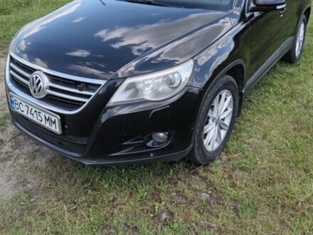 Черный Фольксваген Тигуан, объемом двигателя 2 л и пробегом 280 тыс. км за 9200 $, фото 1 на Automoto.ua