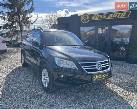 Черный Фольксваген Тигуан, объемом двигателя 1.98 л и пробегом 205 тыс. км за 8800 $, фото 1 на Automoto.ua