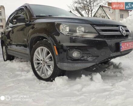 Черный Фольксваген Тигуан, объемом двигателя 2 л и пробегом 165 тыс. км за 8499 $, фото 1 на Automoto.ua