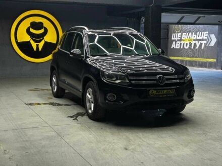 Черный Фольксваген Тигуан, объемом двигателя 2 л и пробегом 120 тыс. км за 11000 $, фото 1 на Automoto.ua