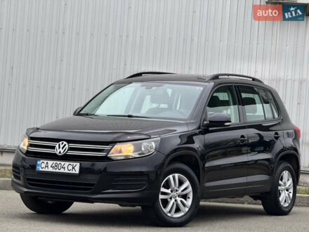 Черный Фольксваген Тигуан, объемом двигателя 1.98 л и пробегом 180 тыс. км за 11800 $, фото 1 на Automoto.ua