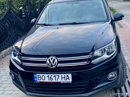 Черный Фольксваген Тигуан, объемом двигателя 1.98 л и пробегом 155 тыс. км за 12800 $, фото 1 на Automoto.ua