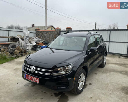 Черный Фольксваген Тигуан, объемом двигателя 2 л и пробегом 166 тыс. км за 13990 $, фото 1 на Automoto.ua