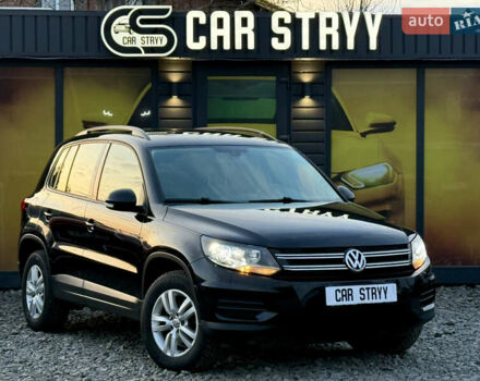 Черный Фольксваген Тигуан, объемом двигателя 2 л и пробегом 185 тыс. км за 13999 $, фото 1 на Automoto.ua