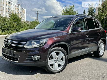 Фольксваген Тигуан 2013 в Вишневом на Automoto.ua Фиолетовый Фольксваген Тигуан, объемом двигателя 1.97 л и пробегом 99 тыс. км за 17900 $, фото 1 на Automoto.ua