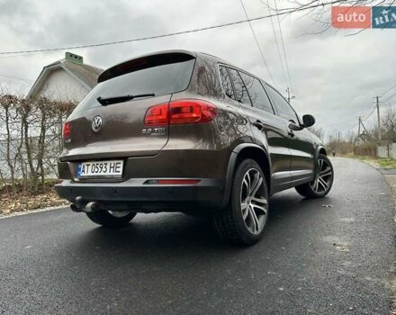 Коричневий Фольксваген Тігуан, об'ємом двигуна 1.97 л та пробігом 208 тис. км за 14300 $, фото 4 на Automoto.ua