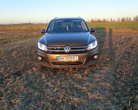 Коричневый Фольксваген Тигуан, объемом двигателя 2 л и пробегом 207 тыс. км за 13300 $, фото 1 на Automoto.ua