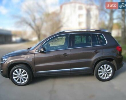 Коричневий Фольксваген Тігуан, об'ємом двигуна 2 л та пробігом 96 тис. км за 16700 $, фото 1 на Automoto.ua