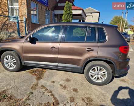 Коричневый Фольксваген Тигуан, объемом двигателя 1.97 л и пробегом 282 тыс. км за 12700 $, фото 2 на Automoto.ua