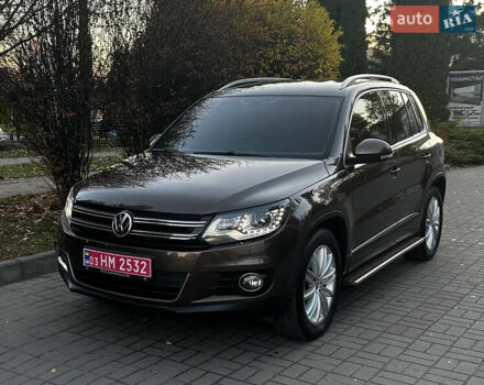 Коричневий Фольксваген Тігуан, об'ємом двигуна 2 л та пробігом 200 тис. км за 16650 $, фото 13 на Automoto.ua