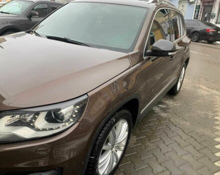 Коричневый Фольксваген Тигуан, объемом двигателя 2 л и пробегом 160 тыс. км за 16800 $, фото 3 на Automoto.ua