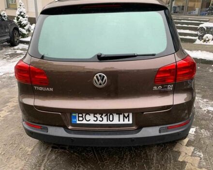 Коричневый Фольксваген Тигуан, объемом двигателя 2 л и пробегом 160 тыс. км за 16800 $, фото 1 на Automoto.ua