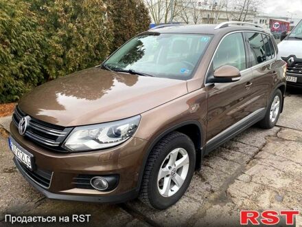 Коричневый Фольксваген Тигуан, объемом двигателя 2 л и пробегом 268 тыс. км за 14000 $, фото 1 на Automoto.ua