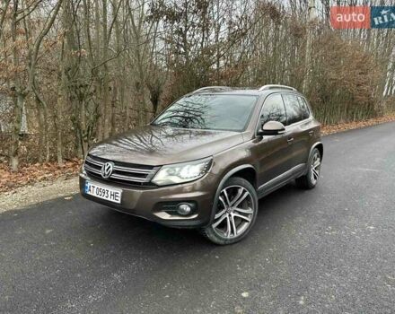Коричневый Фольксваген Тигуан, объемом двигателя 1.97 л и пробегом 208 тыс. км за 14300 $, фото 1 на Automoto.ua