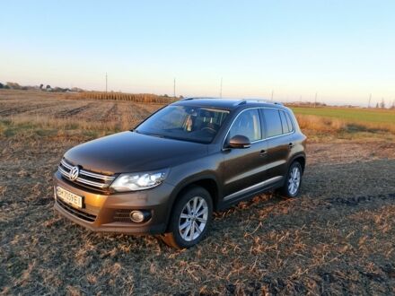 Коричневый Фольксваген Тигуан, объемом двигателя 2 л и пробегом 207 тыс. км за 13300 $, фото 1 на Automoto.ua