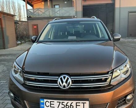 Коричневый Фольксваген Тигуан, объемом двигателя 1.98 л и пробегом 199 тыс. км за 18225 $, фото 1 на Automoto.ua