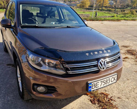 Коричневый Фольксваген Тигуан, объемом двигателя 1.97 л и пробегом 282 тыс. км за 12700 $, фото 1 на Automoto.ua
