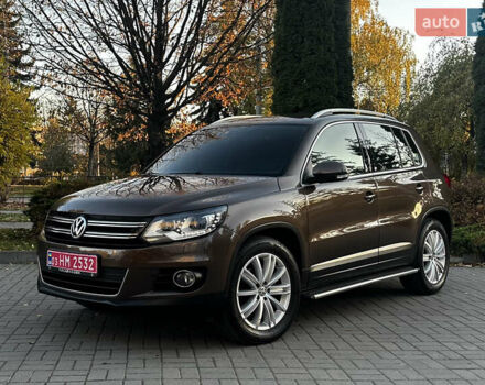 Коричневий Фольксваген Тігуан, об'ємом двигуна 2 л та пробігом 200 тис. км за 16650 $, фото 1 на Automoto.ua