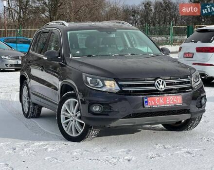 Коричневый Фольксваген Тигуан, объемом двигателя 2 л и пробегом 170 тыс. км за 13200 $, фото 1 на Automoto.ua