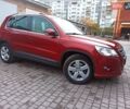 Красный Фольксваген Тигуан, объемом двигателя 1.98 л и пробегом 270 тыс. км за 9000 $, фото 4 на Automoto.ua