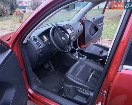 Красный Фольксваген Тигуан, объемом двигателя 1.98 л и пробегом 196 тыс. км за 9500 $, фото 13 на Automoto.ua