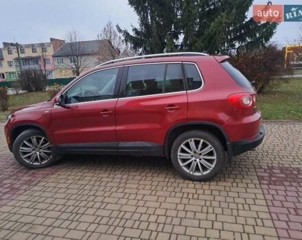 Красный Фольксваген Тигуан, объемом двигателя 1.98 л и пробегом 196 тыс. км за 9500 $, фото 18 на Automoto.ua
