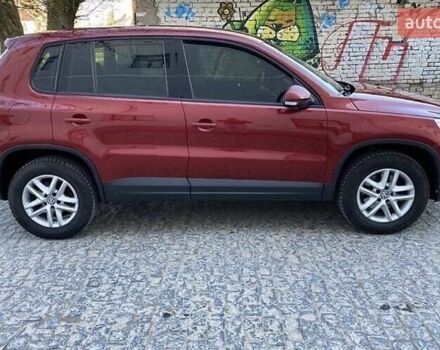 Красный Фольксваген Тигуан, объемом двигателя 0 л и пробегом 200 тыс. км за 9800 $, фото 1 на Automoto.ua