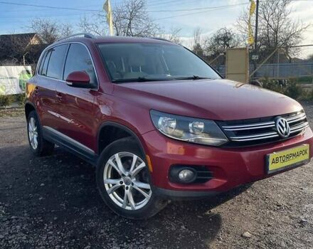 Красный Фольксваген Тигуан, объемом двигателя 1.98 л и пробегом 265 тыс. км за 9990 $, фото 6 на Automoto.ua