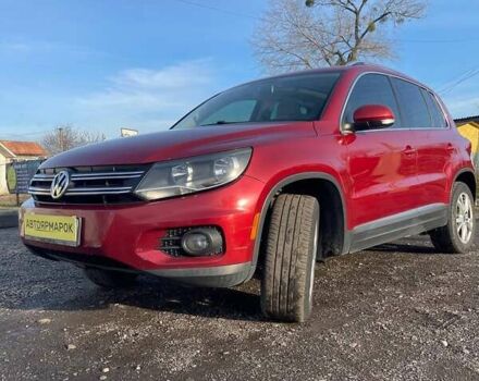 Красный Фольксваген Тигуан, объемом двигателя 1.98 л и пробегом 265 тыс. км за 9990 $, фото 5 на Automoto.ua