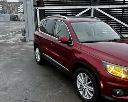 Красный Фольксваген Тигуан, объемом двигателя 1.98 л и пробегом 224 тыс. км за 11500 $, фото 4 на Automoto.ua